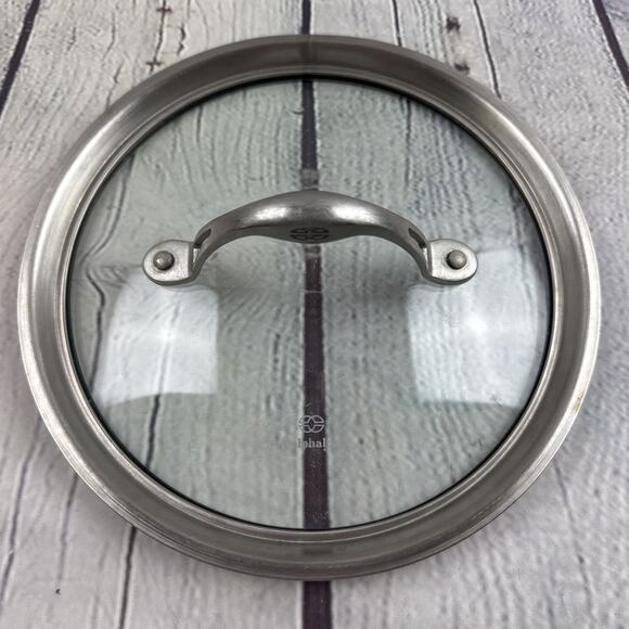 Calphalon Replacement Glass‎ Stainless Steel Lid for Pot Pan 7.5" Inner Rim - Picture 1 of 9